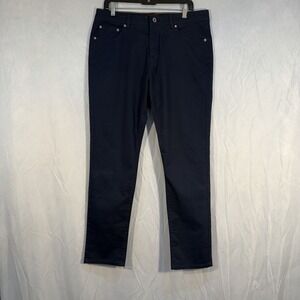 UNTUCKit 5-Pocket Chino Pants Navy Slim Fit Stretch Flat Mens True Fit Of 34x30